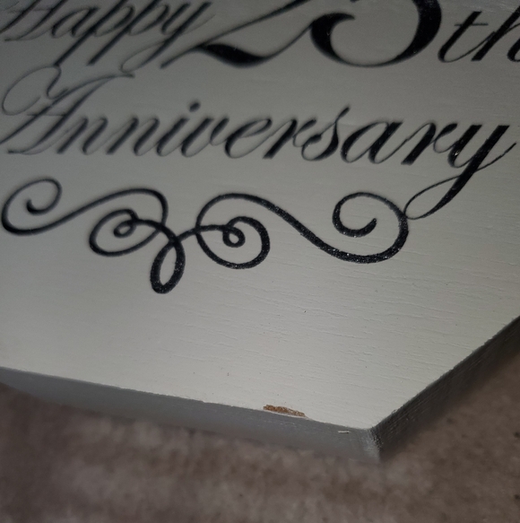 NIB 3D Heart Shaped Wedding Anniversary Memento with Reversible Number Heart - Picture 10 of 13